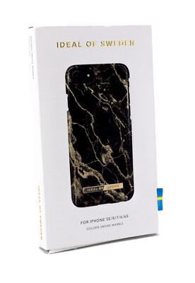 iDeal of Sweden Schutzhülle ''Golden Smoke Marble'' iPhone SE20 8 7 6 6S Case 263