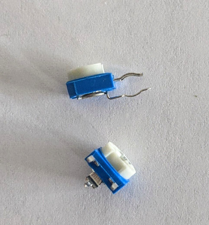 Qty 2 Pick 100 Ω to 2M Ω ohm Side Adjust TrimPot 13 VALUES- 99 cents -Mr Circuit