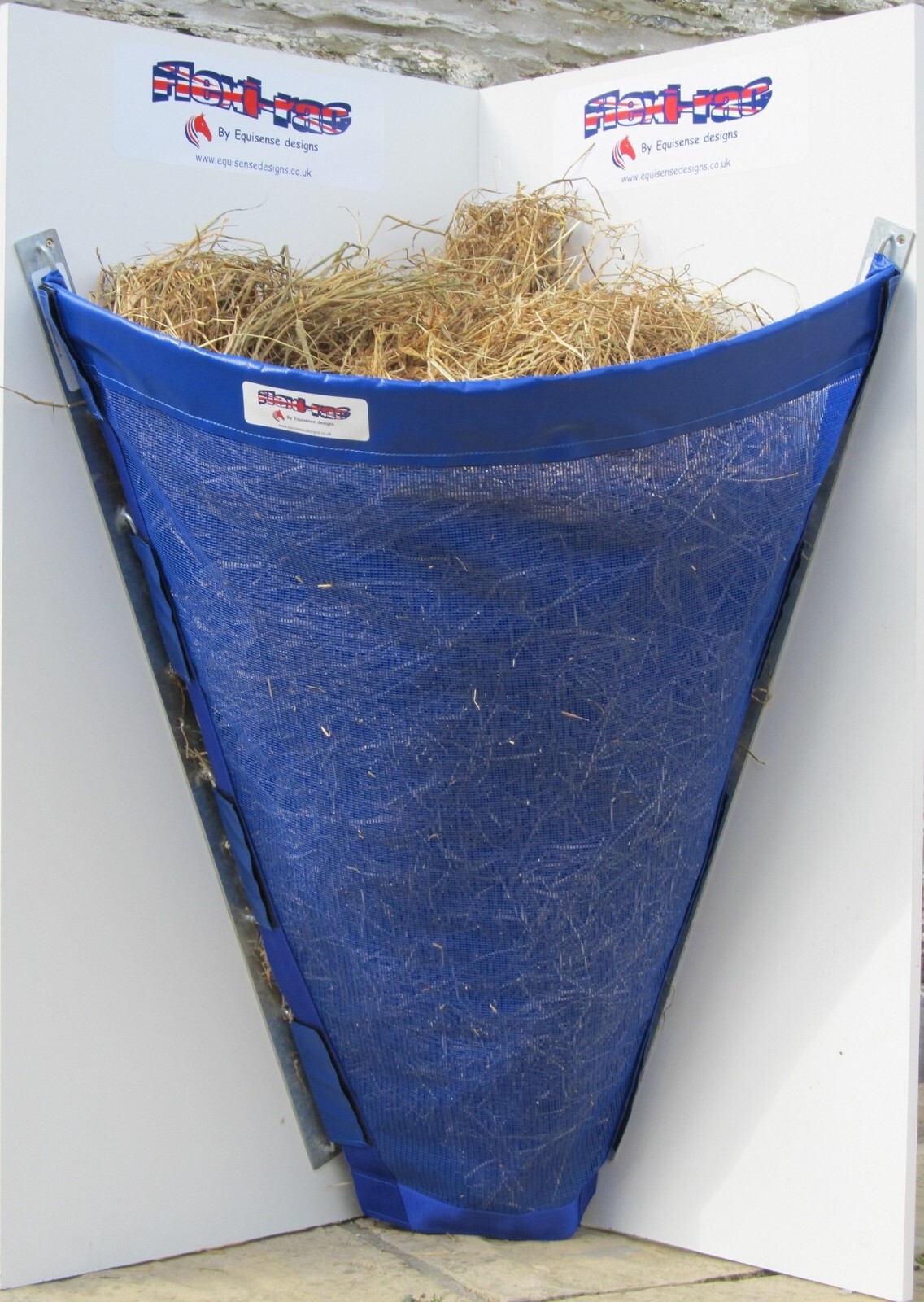 HAY FEEDER/HAY BAR***FLEXIRAC***BREATHABLE/FLEXIBLE, Corner hay feeder
