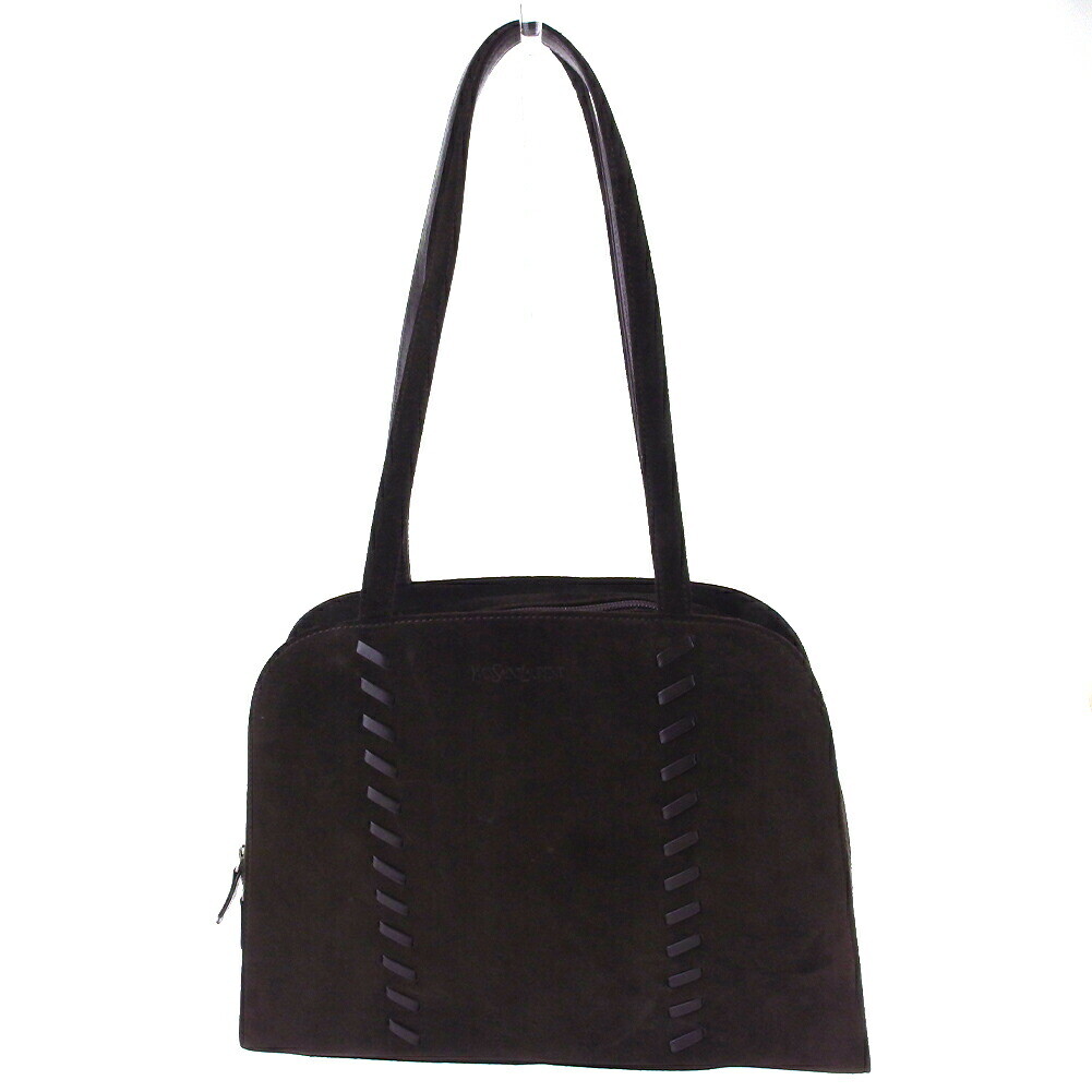 Borsa a tracolla SAINT LAURENT pelle cucita scamosciata x pelle autentica USATA T20404