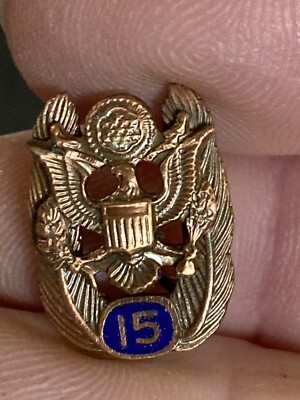 Us Army Civil Service 15 Year Lapel Pin Euc K533 Ebay 