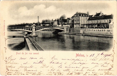 CPA Melun Pont de fer (1310356