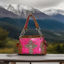 Western Cowgirl Pink Cross Shoulder Bag