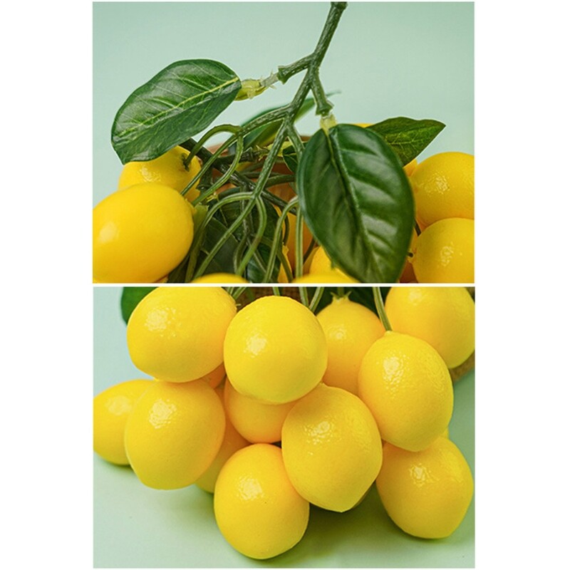 Fake Fruit Home Living Room Kitchen House Party Decor Artificial Lemon String