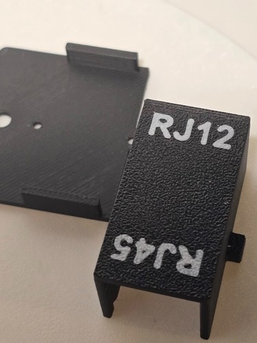 NCE Staffa di montaggio stampata in 3D per adattatore NCE RJ12 - RJ45 (UTP-CAT5) - Foto 5 di 8