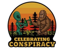 Bigfoot Sasquatch Alien Sticker Stickers A331