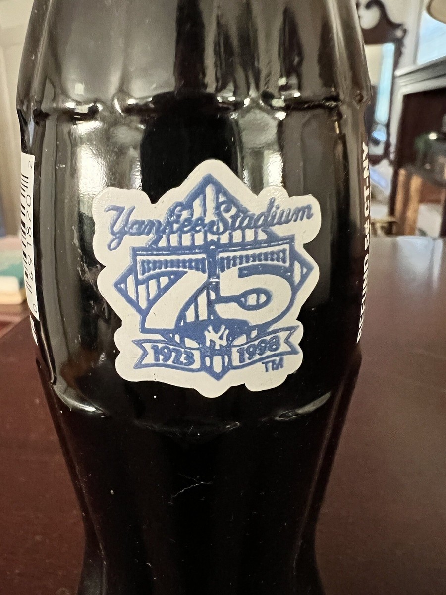 1998 NEW YORK YANKEES YANKEE STADIUM 75TH ANNIVERSARY 8OZ COCA
