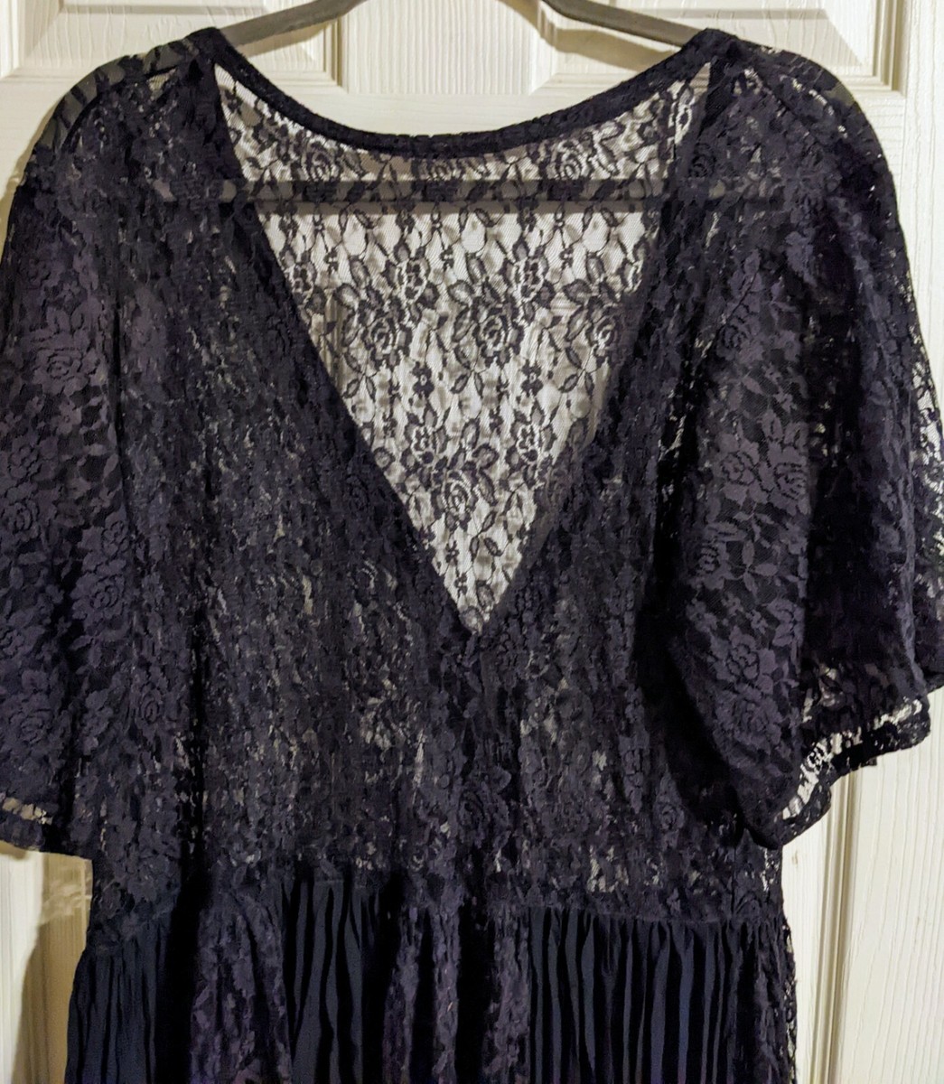 H&M Navy Lace Dress 2 Oversized Pleated Skirt Sheer Short Sleeve Summer Layering | eBay H&M Navy Lace Dress 2 Oversized Pleated Skirt Sheer Short Sleeve Summer Layering | eBay