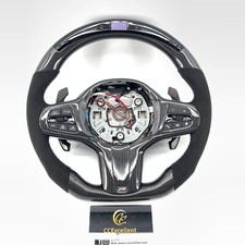 For BMW M5 F90 M8 F91 F92 F93 G29 G30 G31 G32 Custom Carbon LED Steering Wheel