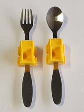 Kids Toddler Fork And Spoon Truck Set Yellow Urban Trend Funwares Construction