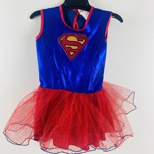 Halloween Kids' Deluxe DC Girls Supergirl Halloween Costume Dress Small