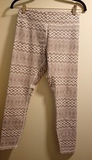 Ivory Ella Womens Pink Gray White Chevron Pri...