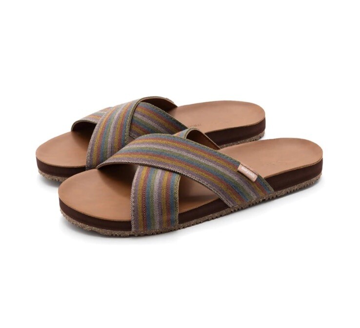 Feelgoodz Zensole Cascades Size 8 Natural Rubber Strap Slide  display picture 3