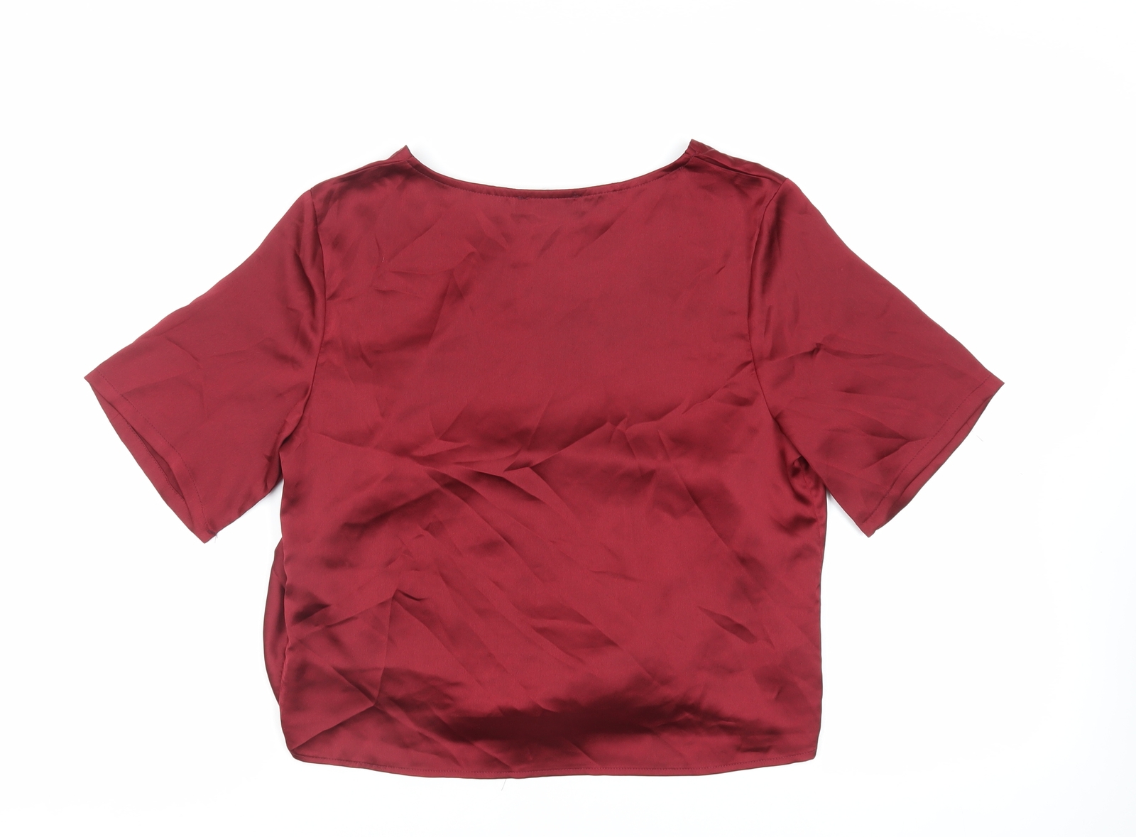 Missguided Womens Red Polyester Basic Blouse Size… - image 2