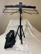New Kasonic Black Music Stand with Accessories Adjustable Height