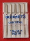 Schmetz Universal 100/16 sewing machine needles pkt of 5