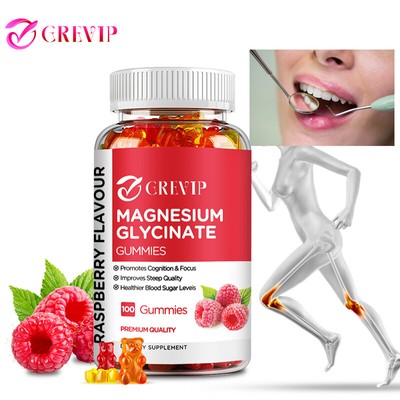 100pcs Magnesium Glycinate - High Absorption, Improved Sleep, Stress Relief
