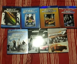 Fast and The Furious Collection [Blu-Ray] (Paul Walker Movies) 1-7 | eBay