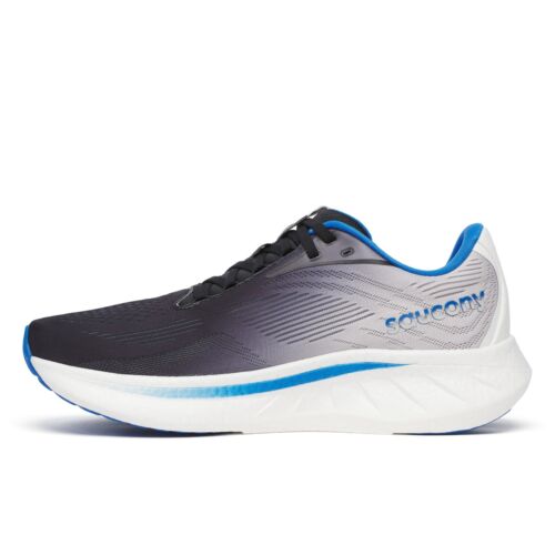 SAUCONY RIDE 18 Scarpe Running Uomo Neutral Cushioning BLACK SKY S21000 160 - Afbeelding 3 van 6