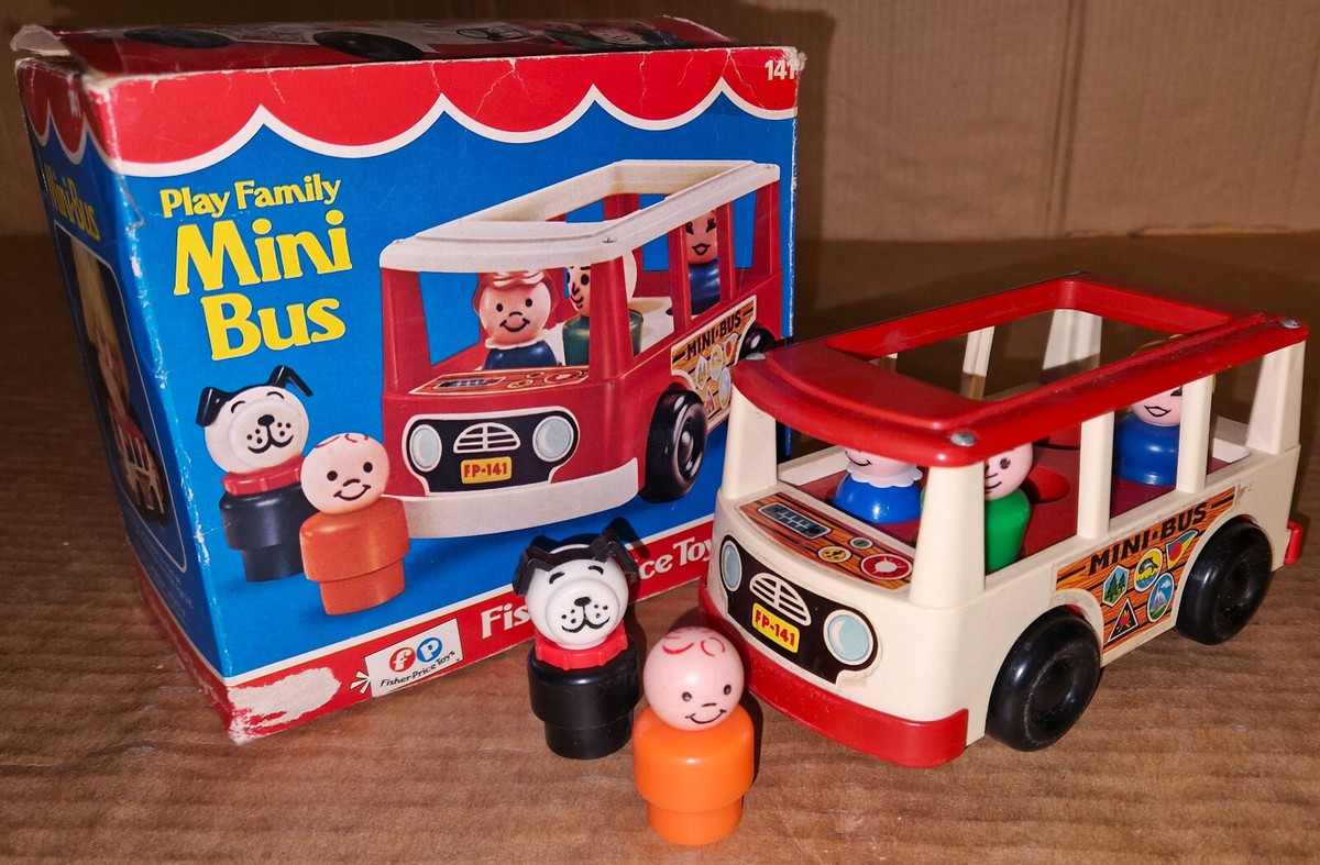 【箱付きレア】フィッシャープライス　littlepeople MINI VAN 77607 Little People® Melody the Mini Van™