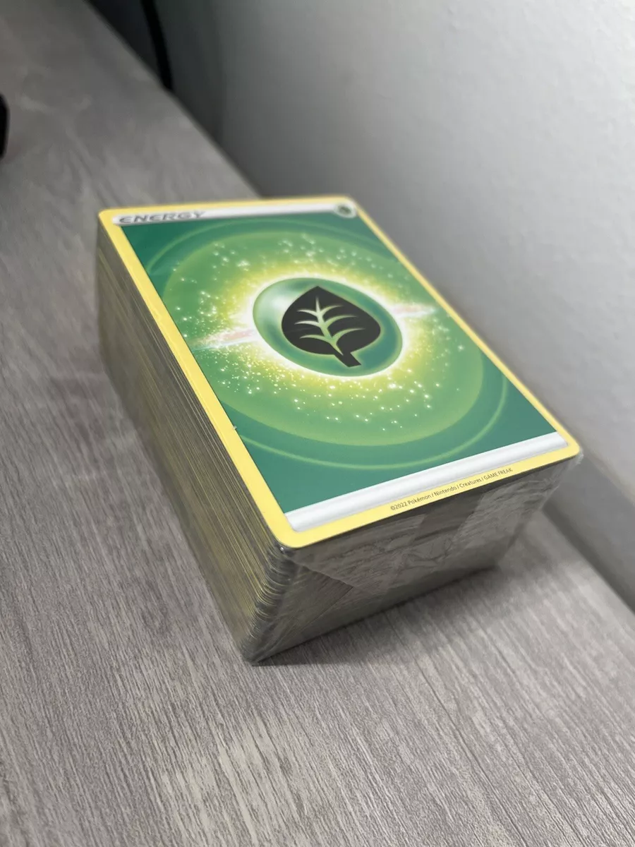 A Pokemon 45 Basic Energy Cards Collection - 5 Pieces per Variety Energy Cards + 50 Arkero-G® Standard Soft Sleeves (Card Sleeves): : Toys