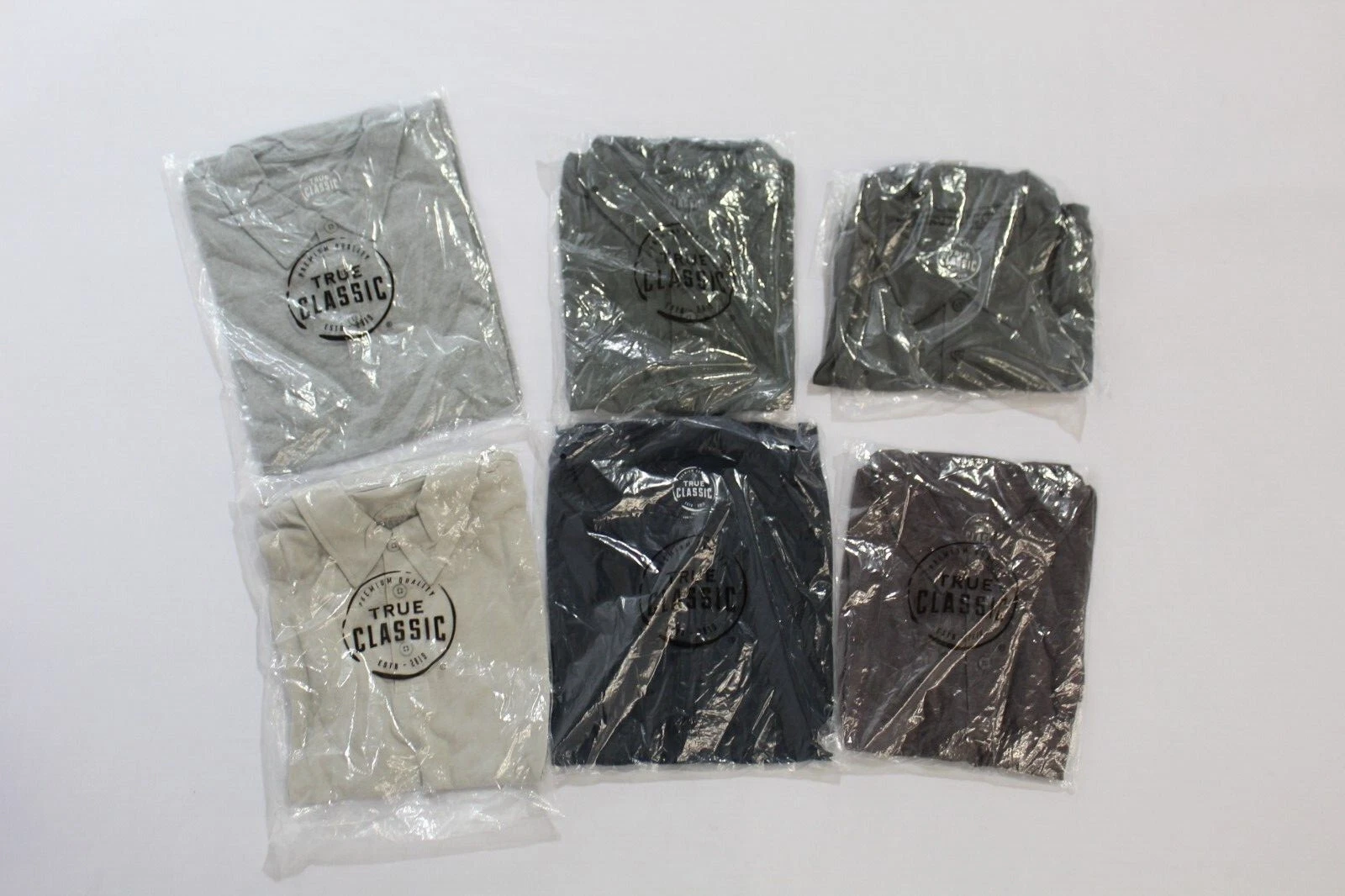 True Classic Men's Short Sleeve Polo Tees Asst Colors Size (S-3XL)