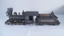 Delton	Locomotive Qincy &Torch Lake 2241 Antique Brass Steam Engine Ser 011 NIB