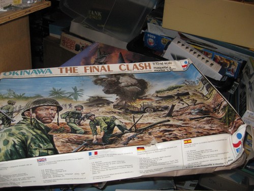 MIB parts sealed Okinawa The Final Clash Model Kit Diorama 1/72 by ESCI