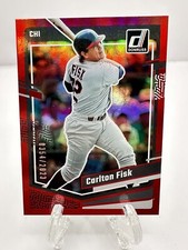 2023 Donruss Baseball Base Holo Red #218 Carlton Fisk /2023 - Chicago White Sox