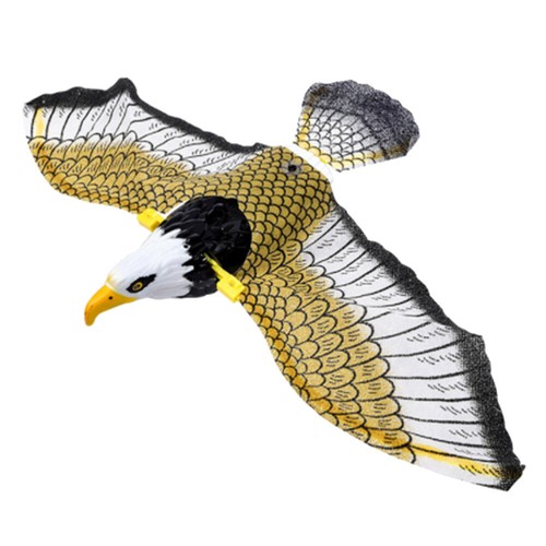 Electronic Flying Eagle Toy Flying Bird Flashing Toy for Indoor Cats Rc Bird Toy
