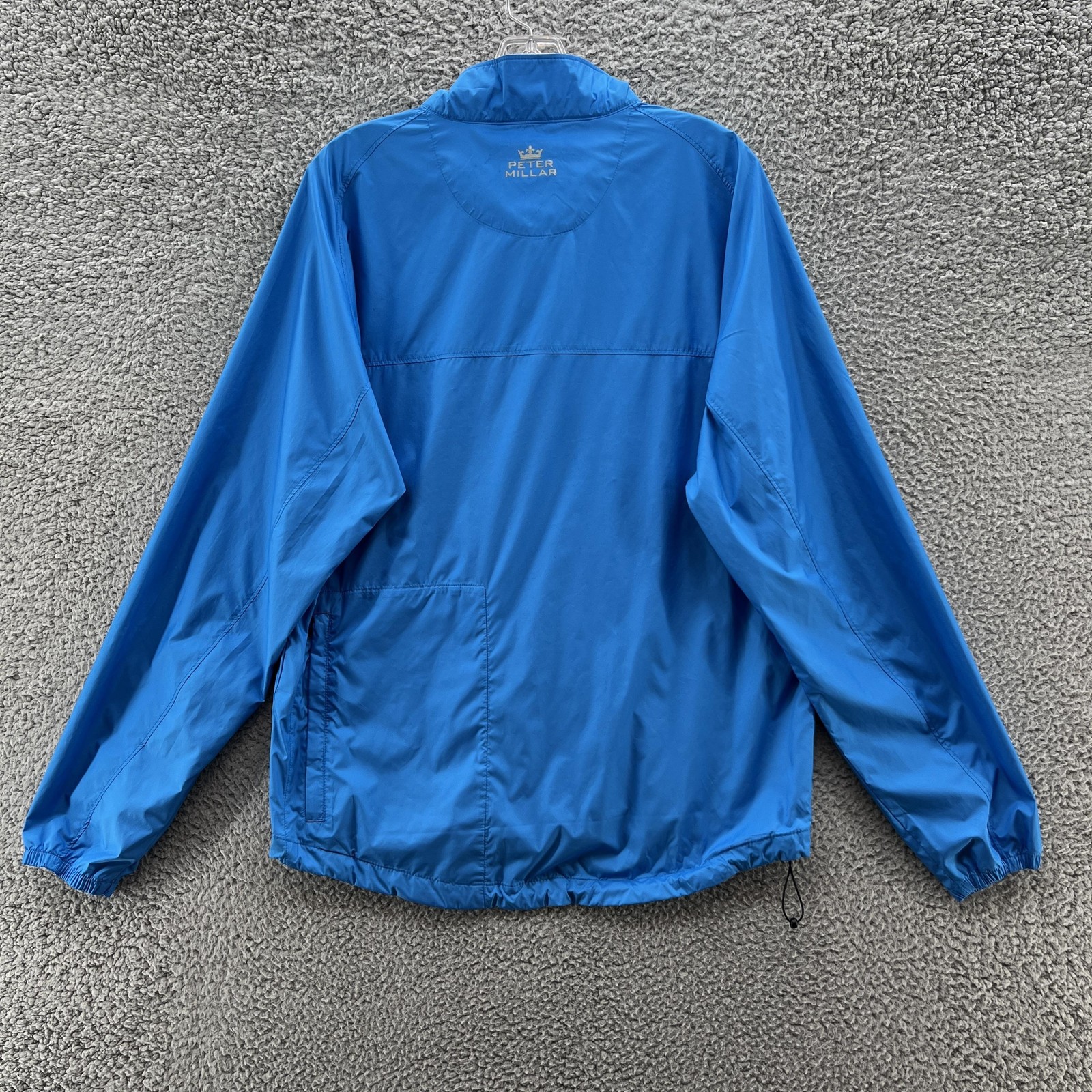 Peter Millar Wind Pullover Men Medium Blue 1/4 Zi… - image 9