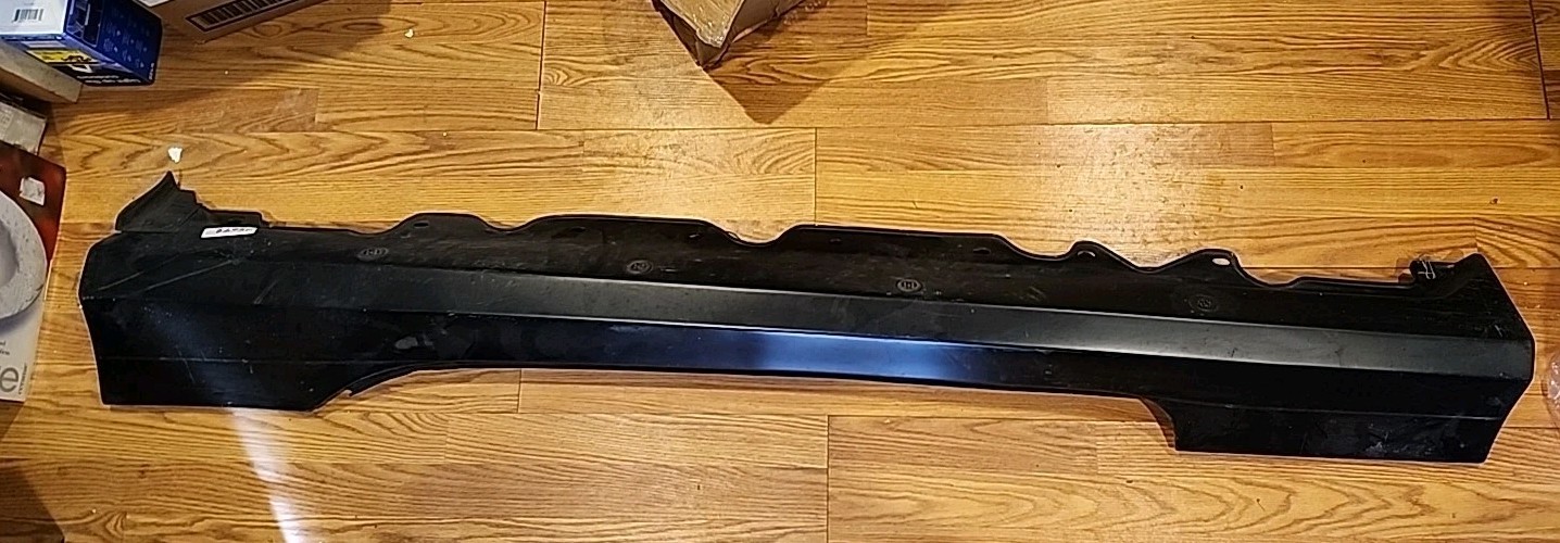 BRABUS 2003-2008 MERCEDES SL500 LEFT PASSENGER SKIRT ROCKER PANEL BLACK OEM