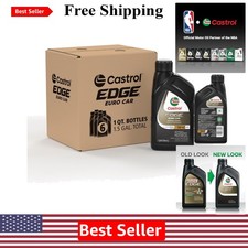 Edge Euro 5W-40 Full Synthetic Motor Oil, Universal Fit, 1 Quart x 6 Bottles 56.66 per gallon