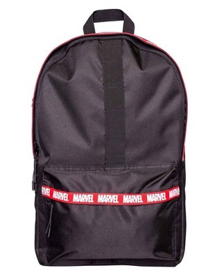 Marvel Backpack Classic Webbing Logo Official Black