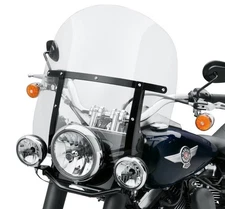 oem Harley 57400111 Smoke 18" Black King Windshield Wind Screen 00-17 FL Softail