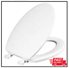 Glacier Bay Lift-Off Elongated Easy Release Front Toilet Seat in White
