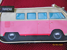 Vw Toiletrytravel Bag Volkswagon Bus The Monster Factory Double Zipper Nwt Vw Toiletrytravel Bag Volkswagon Bus The Monster Factory Double Zipper Nwt
