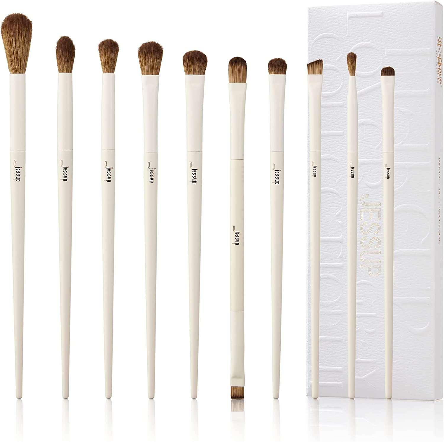 Pennelli Occhi Set Precisione Vegani Professionali - Kit Trucco Alta Qualità