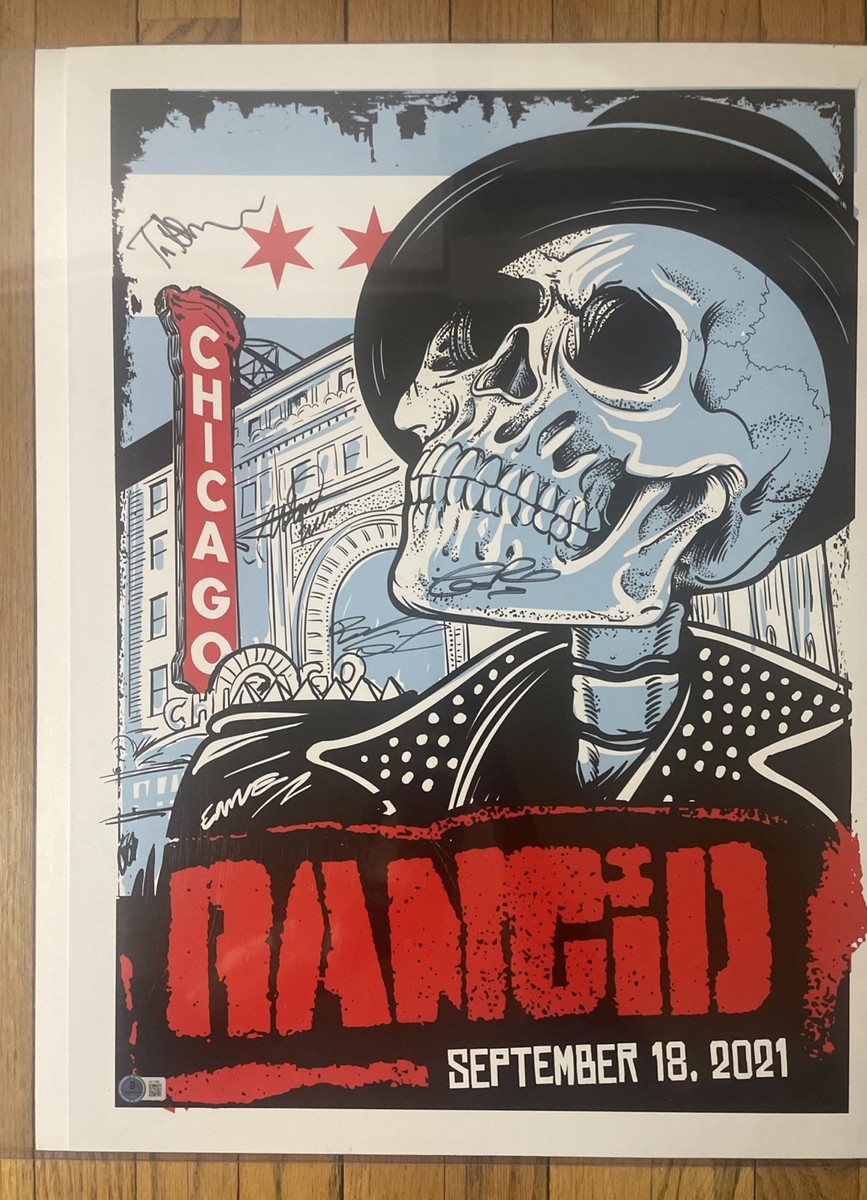 RANCID BAND SIGNED 18x24 POSTER BECKETT COA | eBay