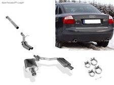 Fox Duplex Racing-Anlage Audi A4 B6 Typ 8E Limo/Avant 1.8T je 90mm