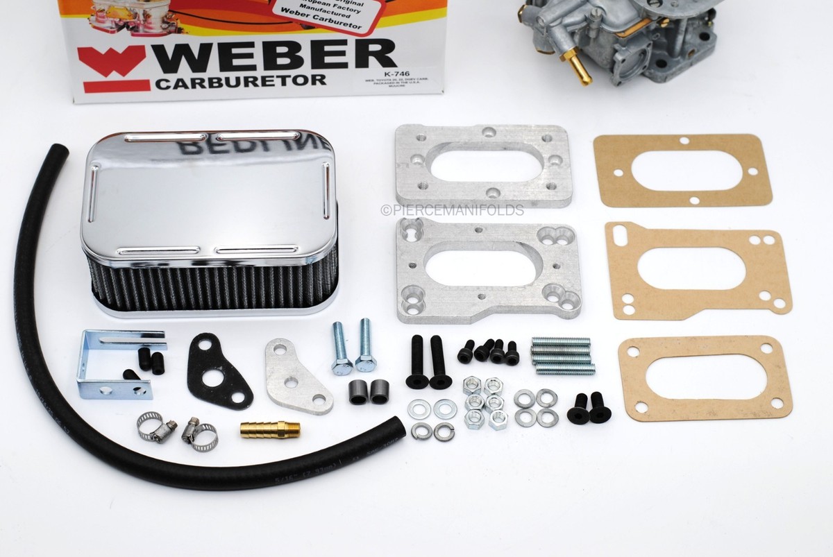 WEBER DGEV CARBURETOR CONVERSION FITS TOYOTA 20R 22R K746 | eBay