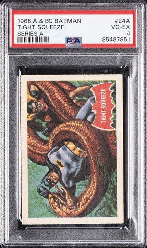 1966 A&BC Batman Red Bat #24A — PSA 4