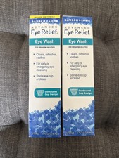 2 x Bausch & Lomb Advanced Eye Relief Eye Wash, 4 fl oz. each New Exp 10/2026+