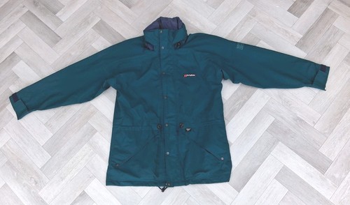 Berghaus, Vintage BERGHAUS Jacket Men's Medium Goretex Waterproof Rain Coat Britain 90s