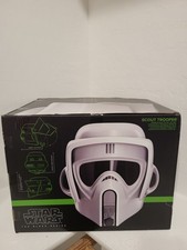 Star Wars Hasbro Black Series Electronic Helmet NIB NEW Scout Trooper F6911