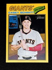 Casey Schmitt 🔥2026 Topps Heritage #27 DARK YELLOW Boarder San Francisco Giants