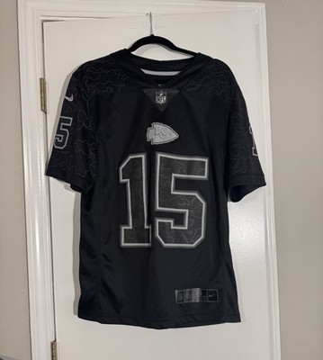 Men's Nike Patrick Mahomes Black Kansas City Chiefs RFLCTV Limited