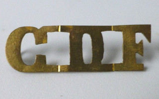 COLONIAL DEFENCE FORCE BOER WAR CAPE COLONY SOUTH AFRICA TITLE/ SLOUCH HAT BADGE