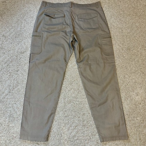 Athleta Summit Cargo Straight Leg Pants Khaki w/Side Stripe 8 Pocket Stretch NWT - Photo 4/9