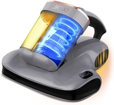 JIGOO S100 Kabelloser Matratzenstaubsauger mit UV-Licht 80000 U/min